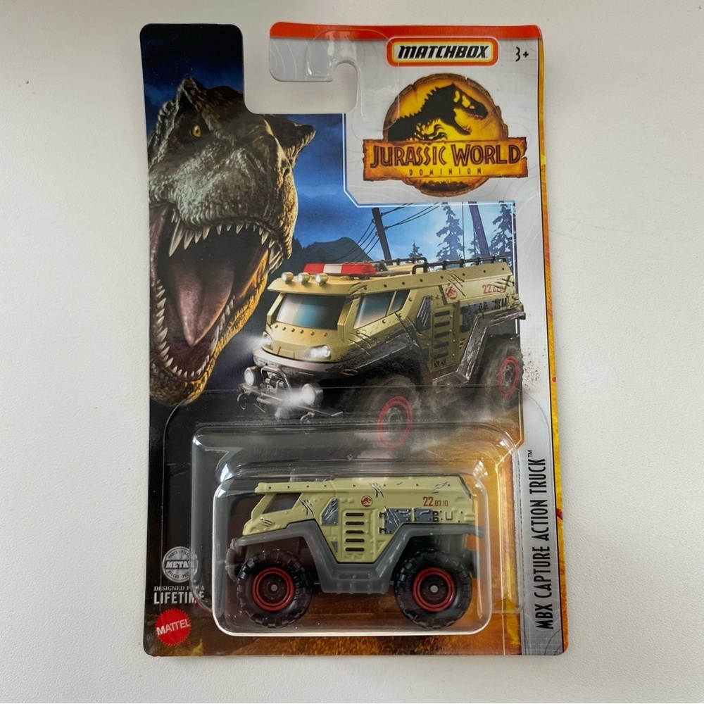Jurassic World Matchbox MBX CAPTURE ACTION TRUCK